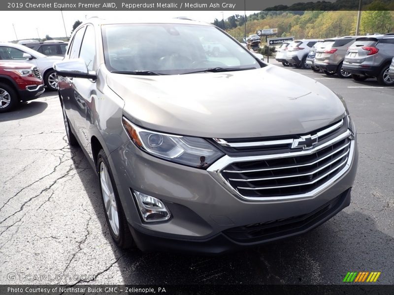 Pepperdust Metallic / Medium Ash Gray 2019 Chevrolet Equinox Premier AWD