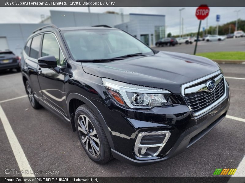 Crystal Black Silica / Gray 2020 Subaru Forester 2.5i Limited