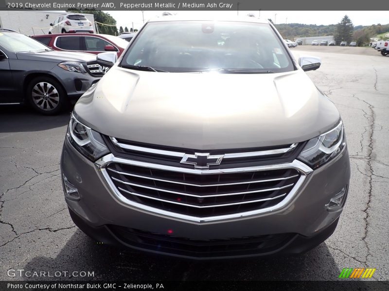 Pepperdust Metallic / Medium Ash Gray 2019 Chevrolet Equinox Premier AWD
