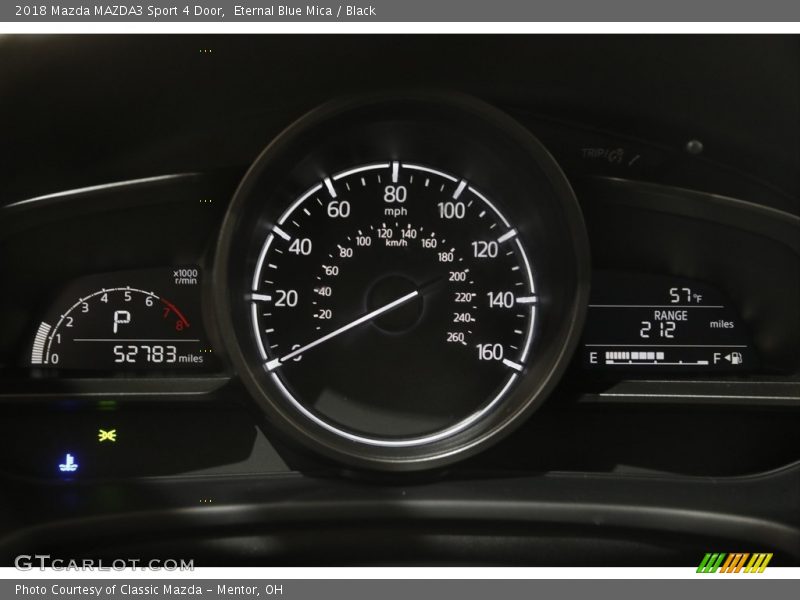 Eternal Blue Mica / Black 2018 Mazda MAZDA3 Sport 4 Door
