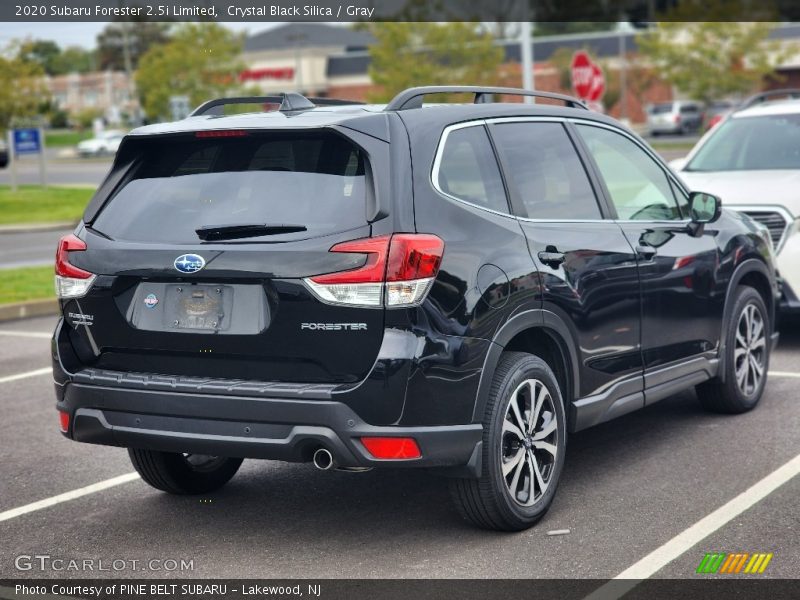 Crystal Black Silica / Gray 2020 Subaru Forester 2.5i Limited