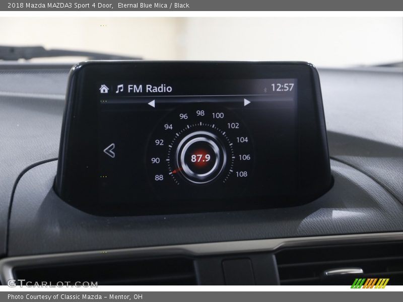 Eternal Blue Mica / Black 2018 Mazda MAZDA3 Sport 4 Door