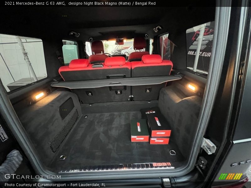 designo Night Black Magno (Matte) / Bengal Red 2021 Mercedes-Benz G 63 AMG