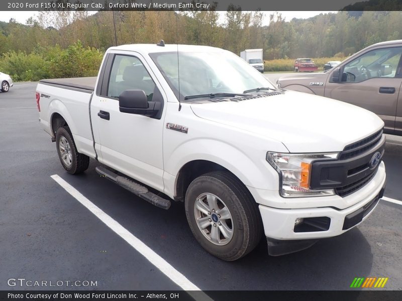 Front 3/4 View of 2020 F150 XL Regular Cab