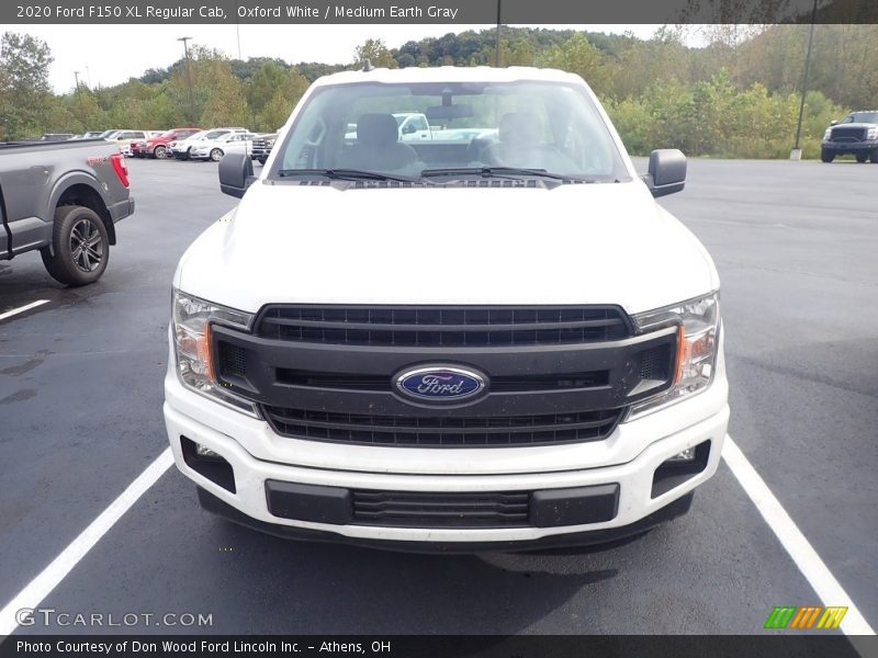 Oxford White / Medium Earth Gray 2020 Ford F150 XL Regular Cab
