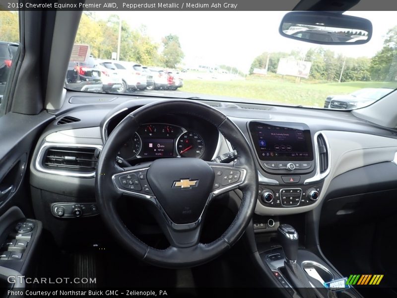 Pepperdust Metallic / Medium Ash Gray 2019 Chevrolet Equinox Premier AWD