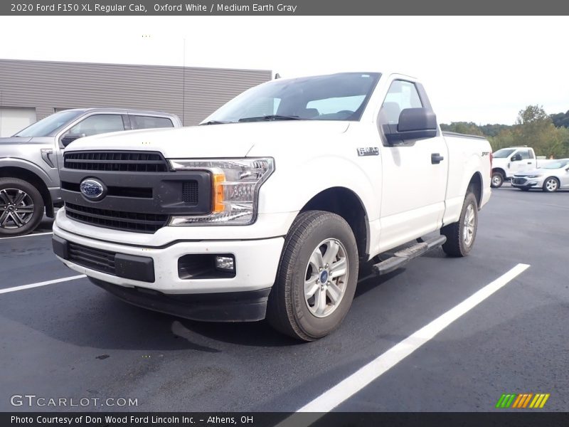 Oxford White / Medium Earth Gray 2020 Ford F150 XL Regular Cab