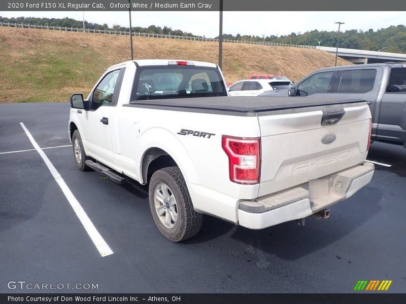 Oxford White / Medium Earth Gray 2020 Ford F150 XL Regular Cab