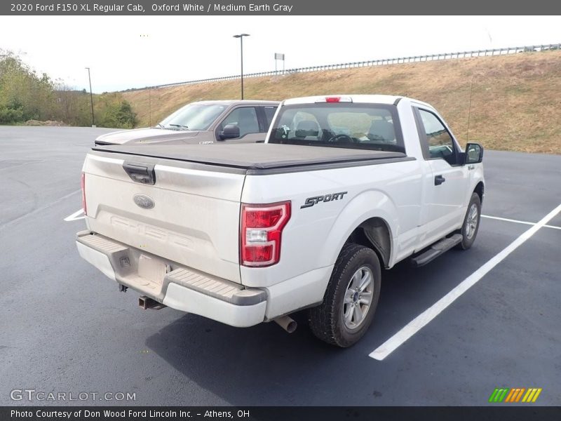 Oxford White / Medium Earth Gray 2020 Ford F150 XL Regular Cab
