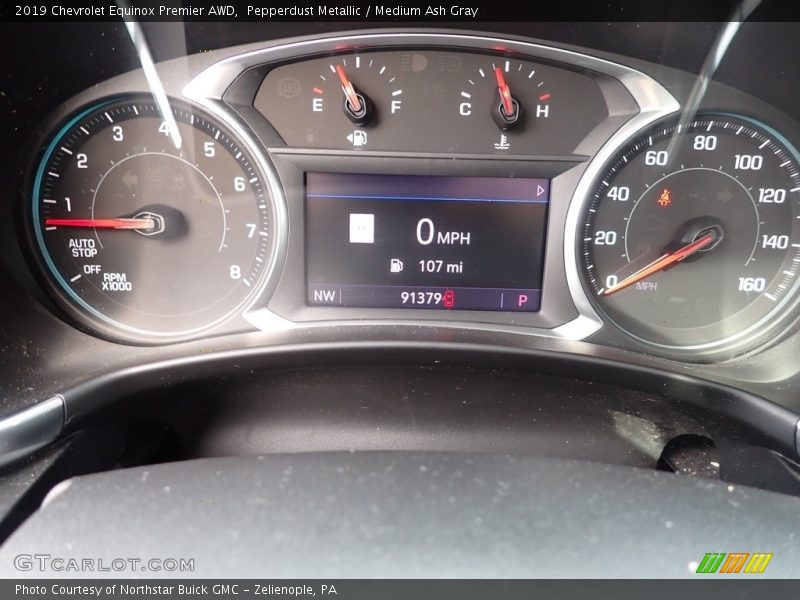 Pepperdust Metallic / Medium Ash Gray 2019 Chevrolet Equinox Premier AWD