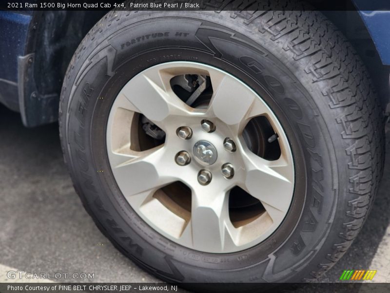 Patriot Blue Pearl / Black 2021 Ram 1500 Big Horn Quad Cab 4x4