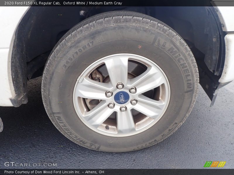 Oxford White / Medium Earth Gray 2020 Ford F150 XL Regular Cab