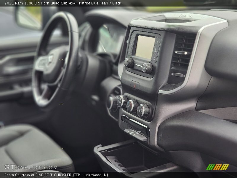 Patriot Blue Pearl / Black 2021 Ram 1500 Big Horn Quad Cab 4x4
