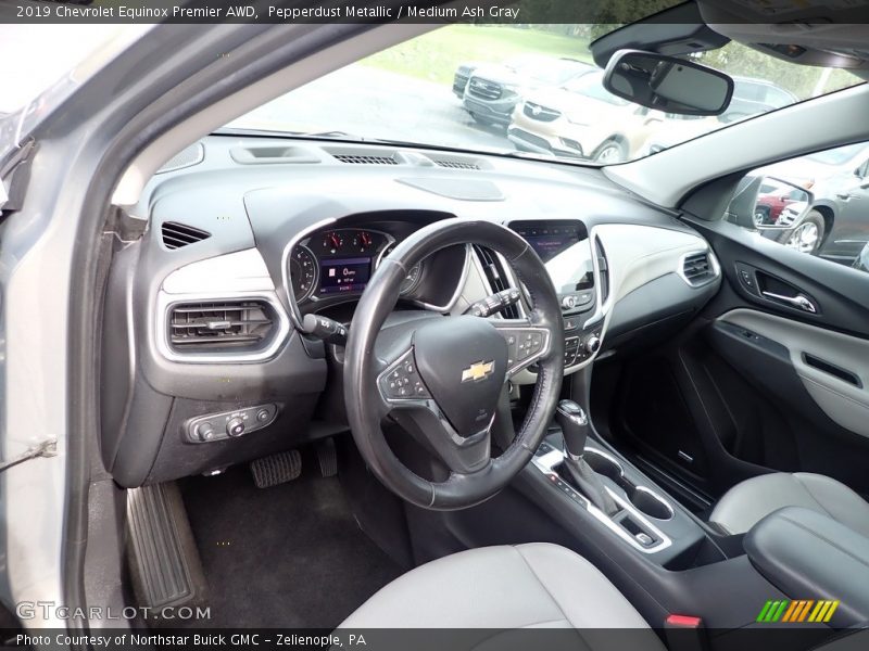 Pepperdust Metallic / Medium Ash Gray 2019 Chevrolet Equinox Premier AWD