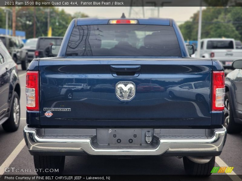 Patriot Blue Pearl / Black 2021 Ram 1500 Big Horn Quad Cab 4x4