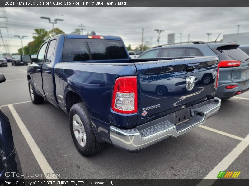 Patriot Blue Pearl / Black 2021 Ram 1500 Big Horn Quad Cab 4x4