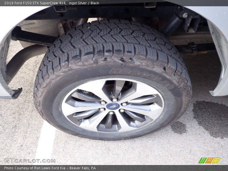 Ingot Silver / Black 2019 Ford F150 STX SuperCrew 4x4