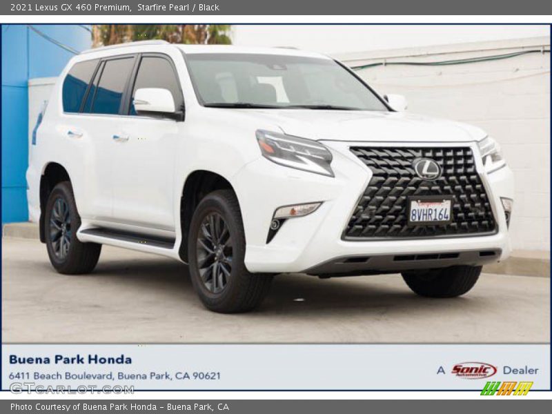 Starfire Pearl / Black 2021 Lexus GX 460 Premium