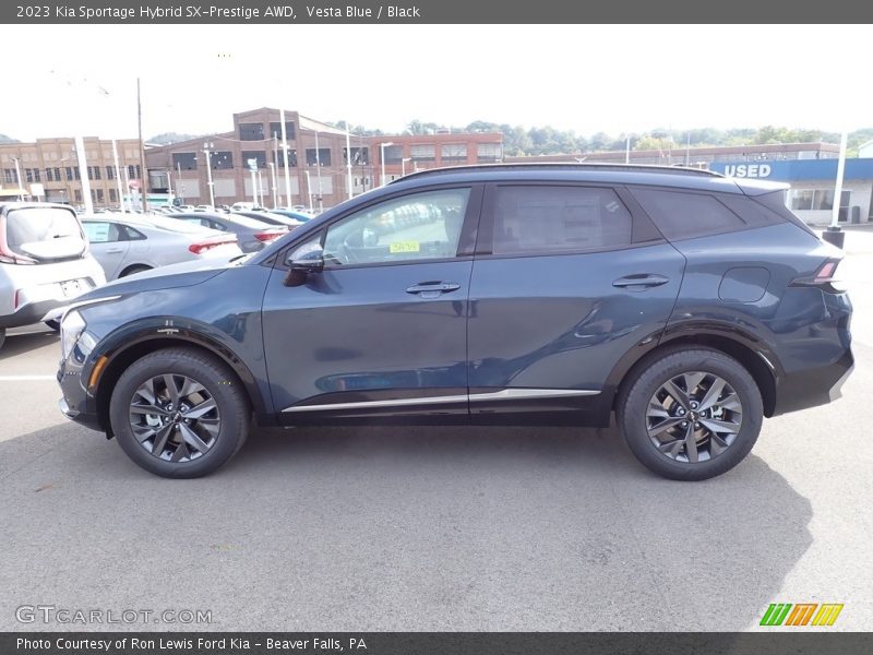 Vesta Blue / Black 2023 Kia Sportage Hybrid SX-Prestige AWD
