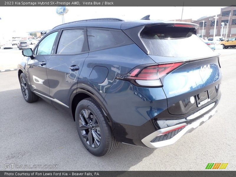 Vesta Blue / Black 2023 Kia Sportage Hybrid SX-Prestige AWD