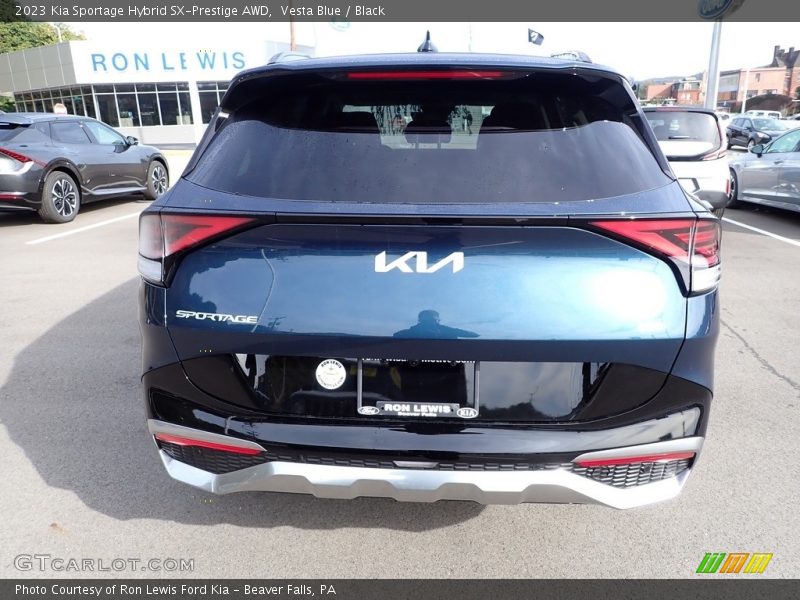 Vesta Blue / Black 2023 Kia Sportage Hybrid SX-Prestige AWD