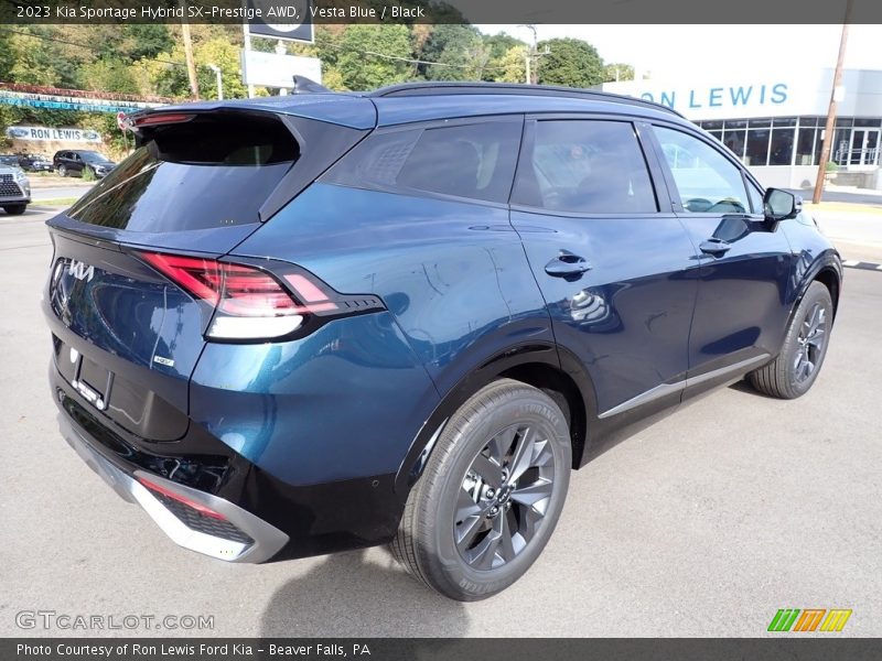 Vesta Blue / Black 2023 Kia Sportage Hybrid SX-Prestige AWD