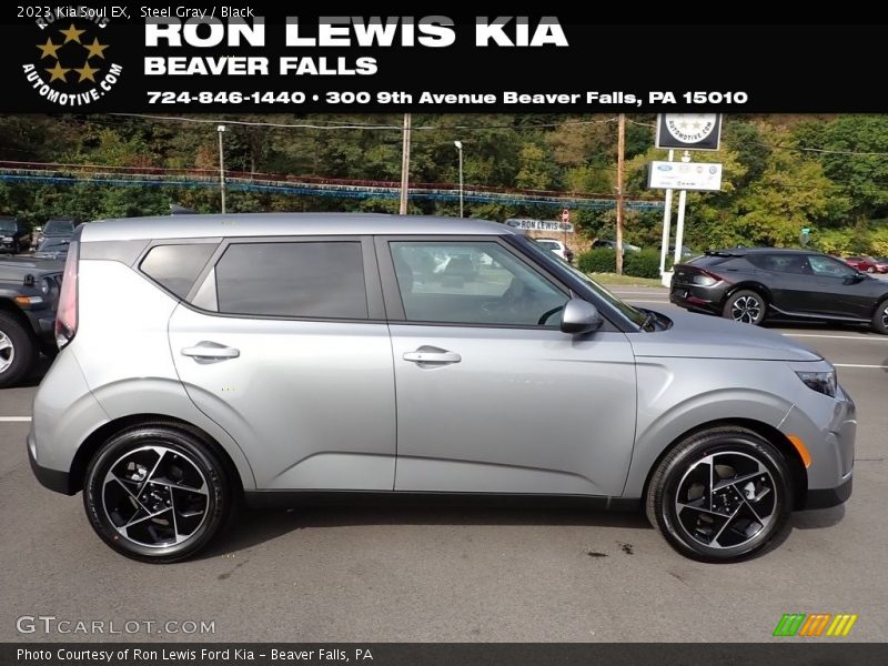 Steel Gray / Black 2023 Kia Soul EX