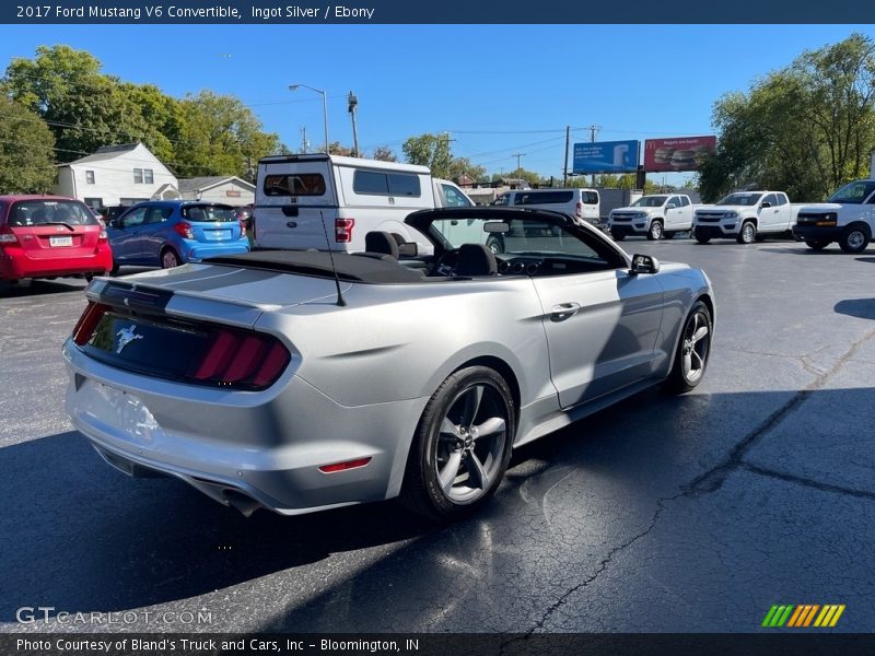 Ingot Silver / Ebony 2017 Ford Mustang V6 Convertible