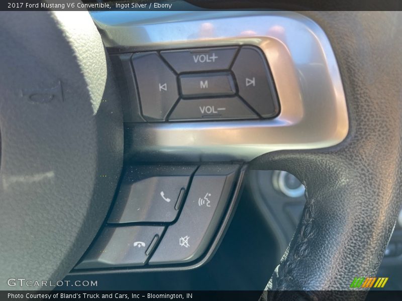 Ingot Silver / Ebony 2017 Ford Mustang V6 Convertible