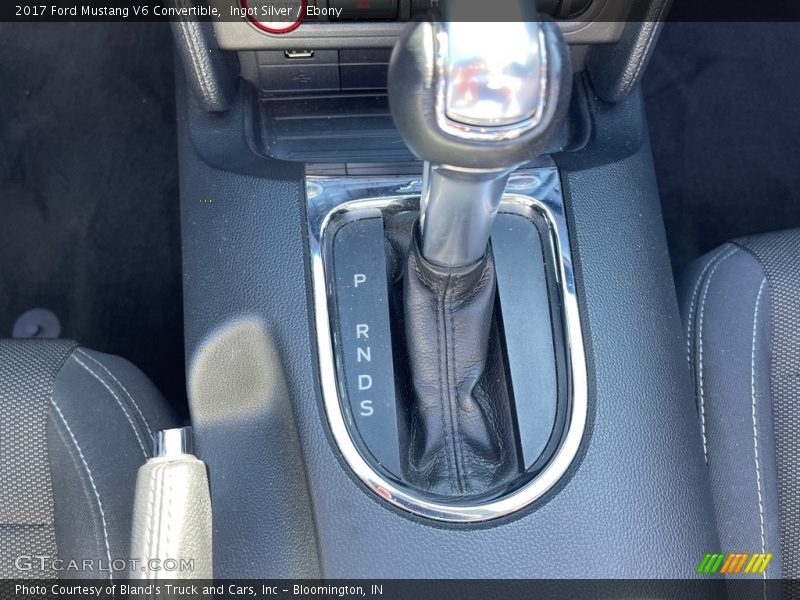 Ingot Silver / Ebony 2017 Ford Mustang V6 Convertible