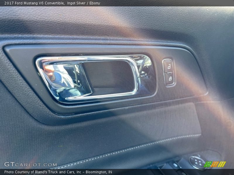 Ingot Silver / Ebony 2017 Ford Mustang V6 Convertible