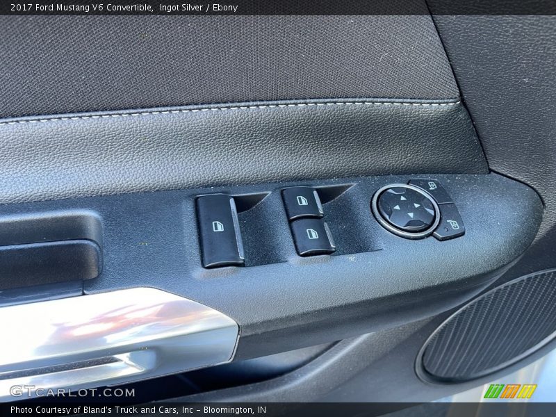 Ingot Silver / Ebony 2017 Ford Mustang V6 Convertible