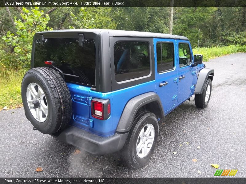 Hydro Blue Pearl / Black 2023 Jeep Wrangler Unlimited Sport 4x4