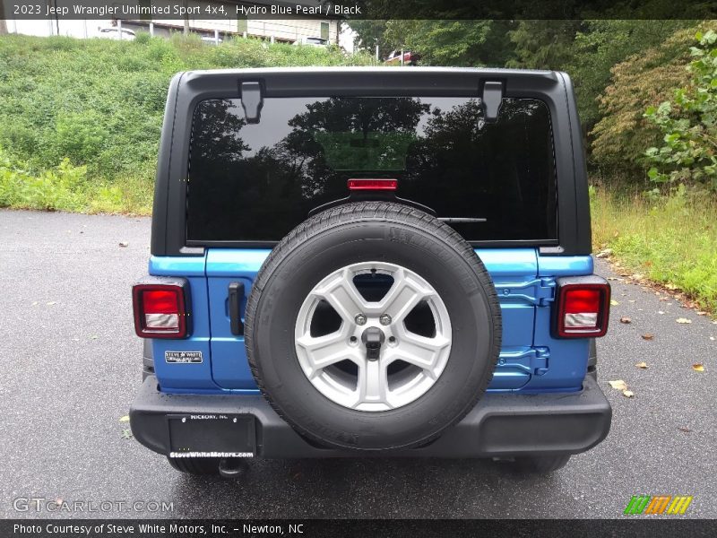 Hydro Blue Pearl / Black 2023 Jeep Wrangler Unlimited Sport 4x4