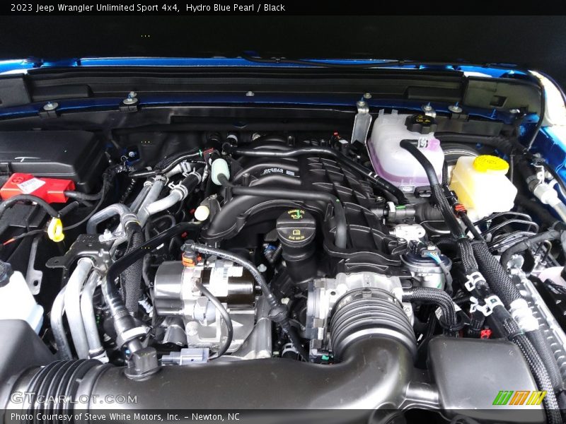 Hydro Blue Pearl / Black 2023 Jeep Wrangler Unlimited Sport 4x4