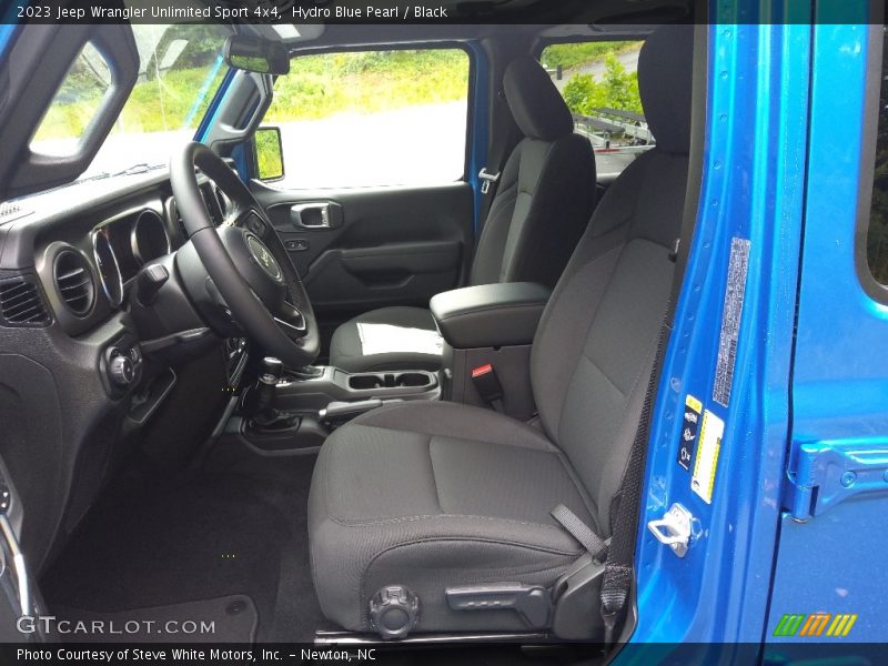 Hydro Blue Pearl / Black 2023 Jeep Wrangler Unlimited Sport 4x4