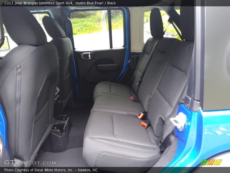 Hydro Blue Pearl / Black 2023 Jeep Wrangler Unlimited Sport 4x4