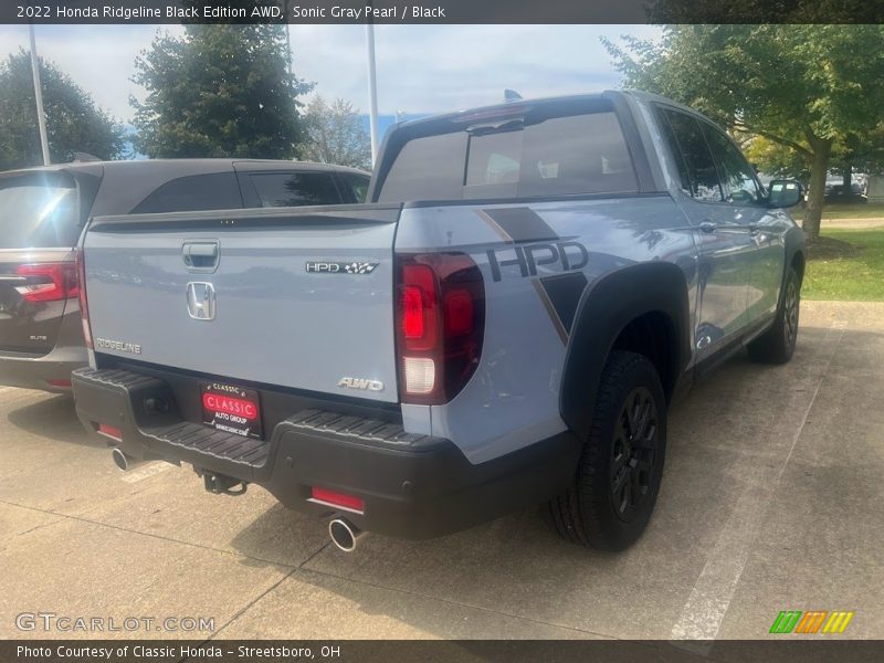 Sonic Gray Pearl / Black 2022 Honda Ridgeline Black Edition AWD