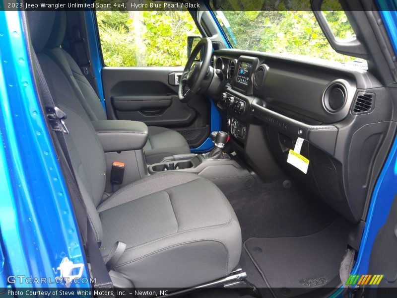 Hydro Blue Pearl / Black 2023 Jeep Wrangler Unlimited Sport 4x4
