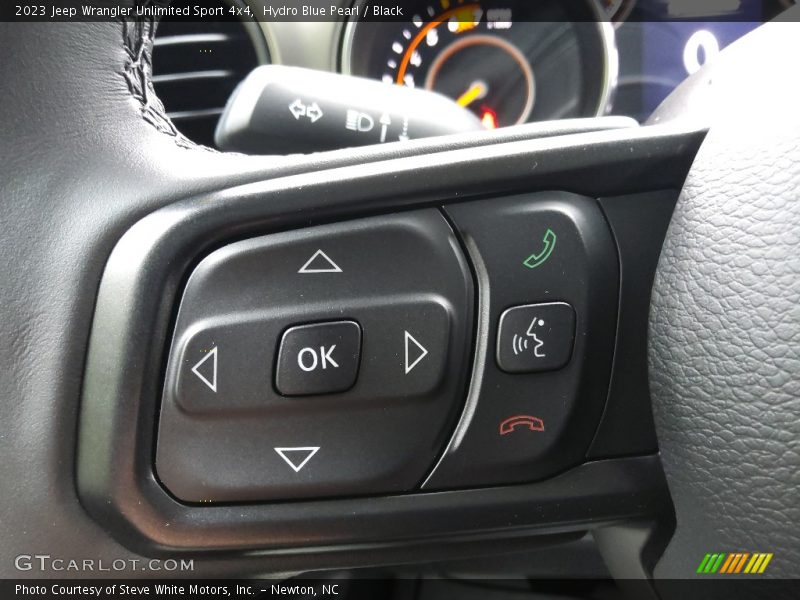Hydro Blue Pearl / Black 2023 Jeep Wrangler Unlimited Sport 4x4