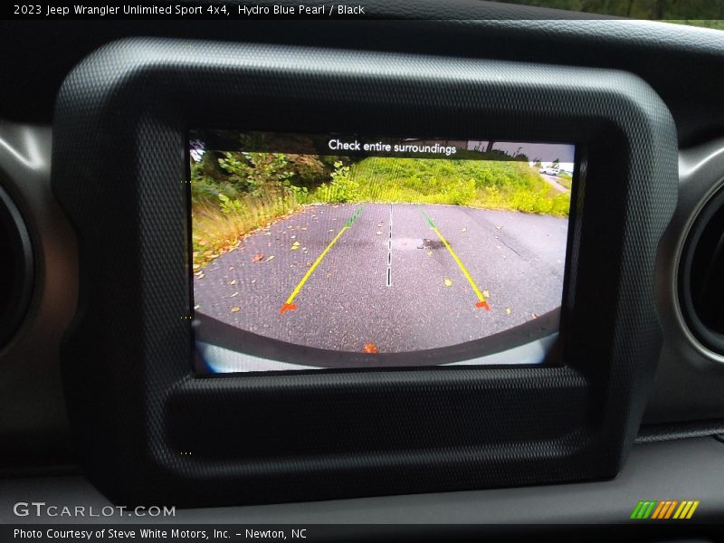 Hydro Blue Pearl / Black 2023 Jeep Wrangler Unlimited Sport 4x4