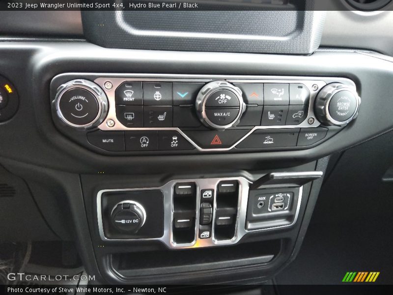 Hydro Blue Pearl / Black 2023 Jeep Wrangler Unlimited Sport 4x4
