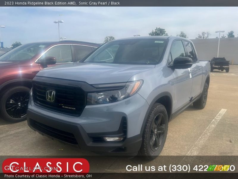 Sonic Gray Pearl / Black 2023 Honda Ridgeline Black Edition AWD