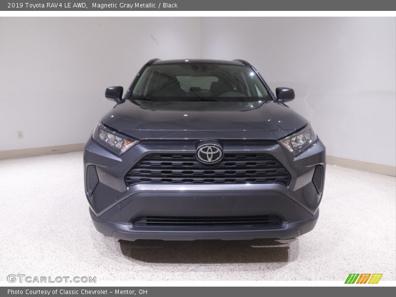 Magnetic Gray Metallic / Black 2019 Toyota RAV4 LE AWD