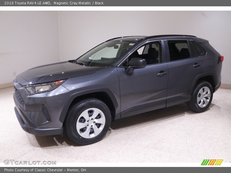 Magnetic Gray Metallic / Black 2019 Toyota RAV4 LE AWD