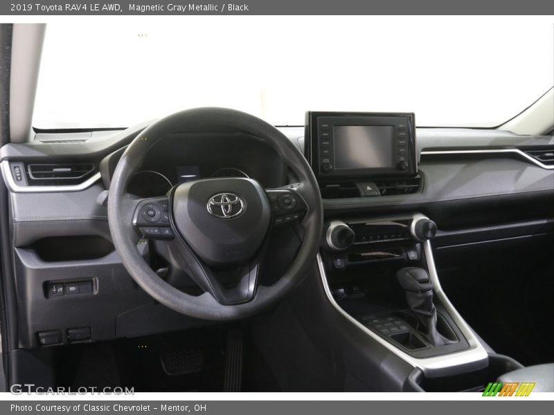 Magnetic Gray Metallic / Black 2019 Toyota RAV4 LE AWD