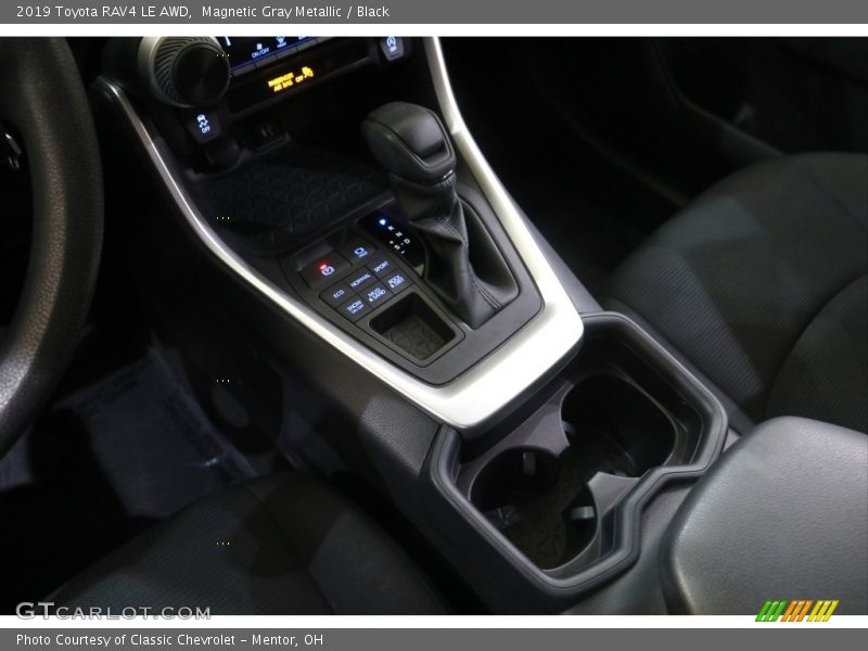 Magnetic Gray Metallic / Black 2019 Toyota RAV4 LE AWD