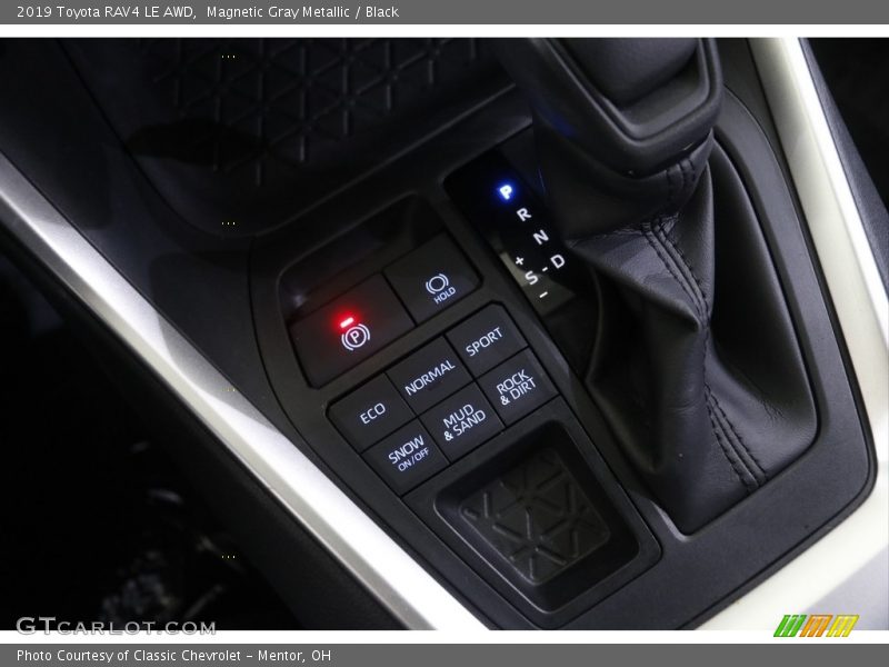 Magnetic Gray Metallic / Black 2019 Toyota RAV4 LE AWD