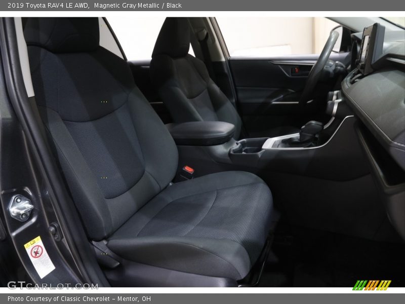 Magnetic Gray Metallic / Black 2019 Toyota RAV4 LE AWD