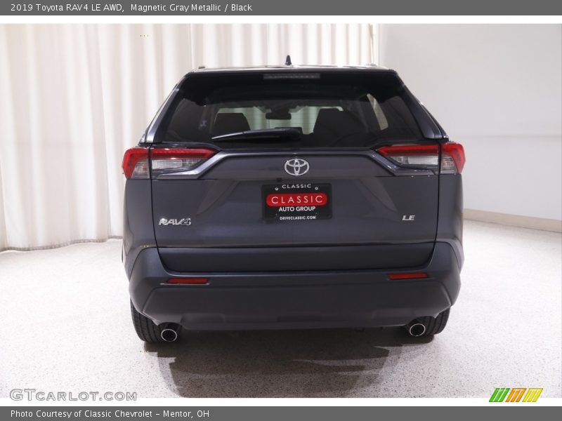 Magnetic Gray Metallic / Black 2019 Toyota RAV4 LE AWD